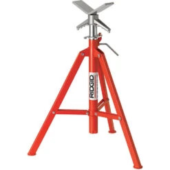 RIDGID 22168 V-Head Pipe Stand, 12 Inch Pipe Capacity