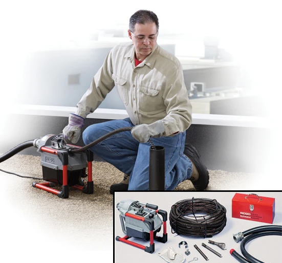 Ridgid K-60 SE Drain Cleaning Machine - Full Kit - 240 Volt